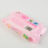 الجملة الصين 80pcs الشركة المصنعة المحترفة الشعار المخصص لفيلم العطور طويلة الأمد مناديل رطب نظيف الطفل